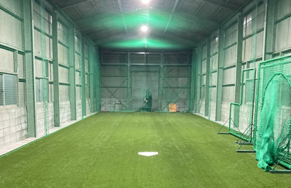 G BASEBALL PARTNERS室内練習場風景